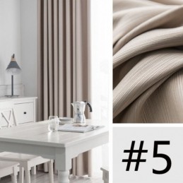 Nordischer Gestreifter Jacquard-Vorhang, Maßgefertigt, Verdunkelungsvorhänge Für Wohnzimmer Und Schlafzimmer