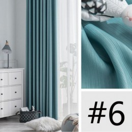 Nordischer Gestreifter Jacquard-Vorhang, Maßgefertigt, Verdunkelungsvorhänge Für Wohnzimmer Und Schlafzimmer