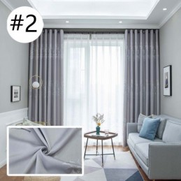 Nordischen Stil Baum Muster Vorhänge Satin Jacquard Wohnzimmer Schlafzimmer