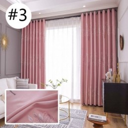 Nordischen Stil Baum Muster Vorhänge Satin Jacquard Wohnzimmer Schlafzimmer
