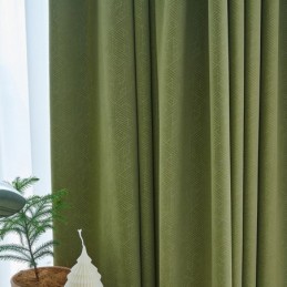 Luxus Geometrische Vorhänge Moderne Prägung Blackout Für Schlafzimmer