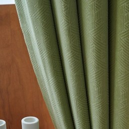Luxus Geometrische Vorhänge Moderne Prägung Blackout Für Schlafzimmer