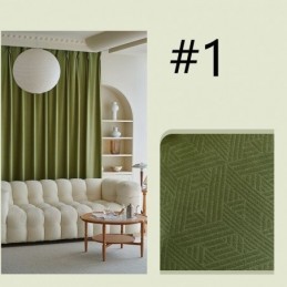 Luxus Geometrische Vorhänge Moderne Prägung Blackout Für Schlafzimmer