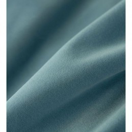 Minimalistischer Blauer Flanell-Verdunkelungsvorhang, Maßgefertigt, Vorhang, Einfarbig, Stoff, Wohnzimmer, Schlafzimmer