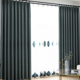 Einfarbige Fensterverdunkelungsvorhänge Für Wohnzimmer Schlafzimmer Moderne Behandlungsvorhänge