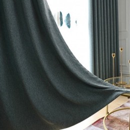 Einfarbige Fensterverdunkelungsvorhänge Für Wohnzimmer Schlafzimmer Moderne Behandlungsvorhänge