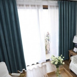 Reine Farbe Vorhang Maß Vorhang Hohe Schattierung Für Wohnzimmer Schlafzimmer