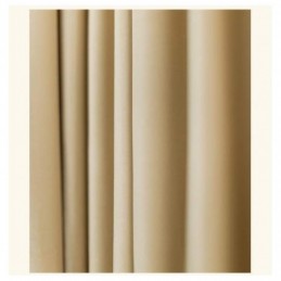 Flanells Champagnerfarbener Verdunkelungsvorhang, Maßgefertigter Vorhang, Nordischer Minimalistischer Premium-Stoff, Wohnzimmer, Restaurant