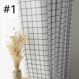 Karierter Verdunkelungsvorhang, Maßgefertigt, Vorhang, Kariert, Geometrisch, Für Schlafzimmer, Wohnzimmer