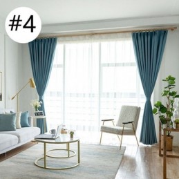 Farben Reine Farbe Feines Leinen Schlafzimmer Wohnzimmer Beschattung Wärmedämmvorhang Maßgefertigter Vorhang