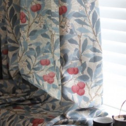 Verdunkelungsvorhänge Im Amerikanischen Landhausstil Mit Blumenmuster