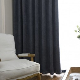 Europäische Verdunkelungsvorhänge, Einfarbig, Chenille-Vorhang, Maßgefertigter Vorhang Für Wohnzimmer Und Schlafzimmer