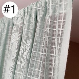 Elegante Schiere Voile Vorhänge Dekorative Fenster Vorhänge Für Wohnzimmer Schlafzimmer