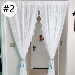 Elegante Schiere Voile Vorhänge Dekorative Fenster Vorhänge Für Wohnzimmer Schlafzimmer