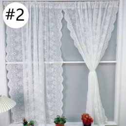Weiße Spitzenvorhänge Für Das Wohnzimmer