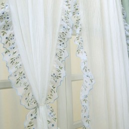 Moderne Jacquard-Vorhänge Nordische Fensterbehandlung Für Wohnzimmer