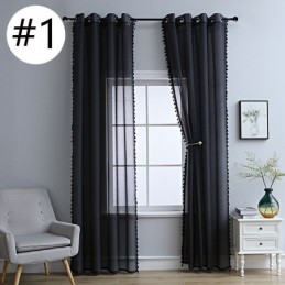 Transparente Tüllvorhänge Moderner Transparenter Voile-Vorhang Maßgefertigter Vorhang Für Wohnzimmer Schlafzimmer