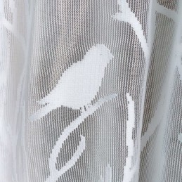Moderne Vogel Gardinen Weiß Tüll Für Wohnzimmer