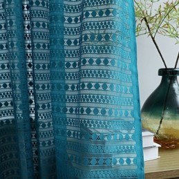 Nordischer Vorhang Nach Maß, Schlichte Voile-Vorhänge Für Wohnzimmer Und Schlafzimmer