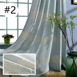 Eleganter Vorhang Mit Baummuster, Bestickt, Maßgefertigt, Verdunkelungsvorhänge Für Wohnzimmer
