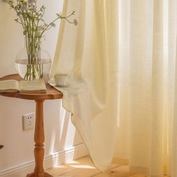 Nordische Tüllvorhänge Moderner Transparenter Voile-Vorhang Maßgefertigter Vorhang Für Wohnzimmer Schlafzimmer